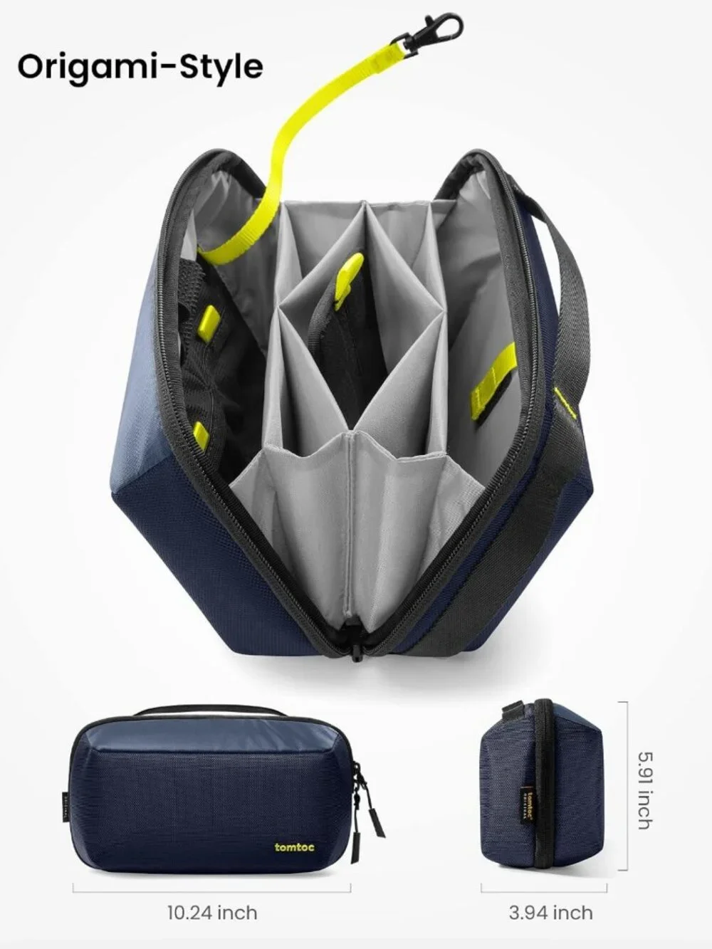Tech Organizer Pouch for MacBook Accessories, Cables & Chargers